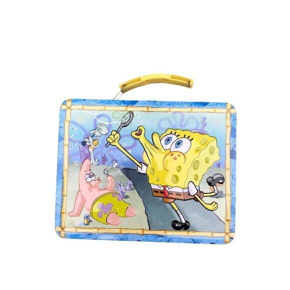 VINTAGE 2008 Spongebob Squarepants Tin Lunchbox - Picture 7 of 11